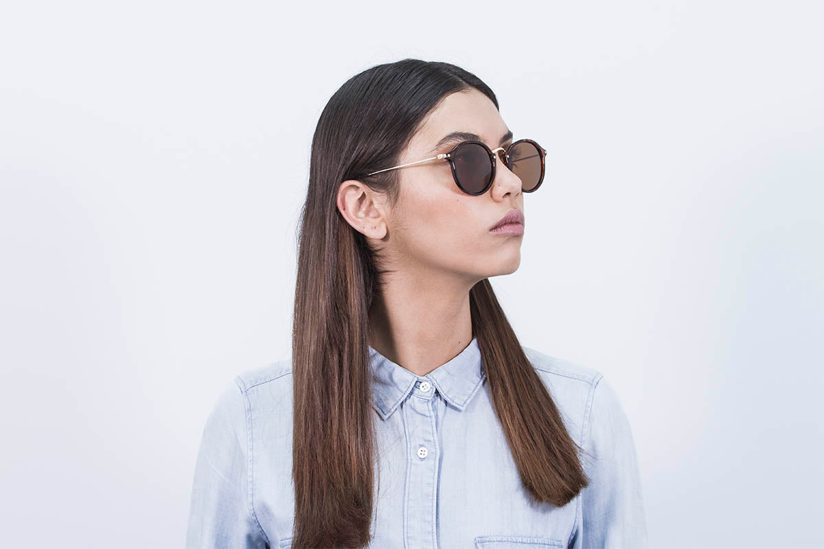 Sunpers Biarritz Metal Bridge & Temple Sunglasses