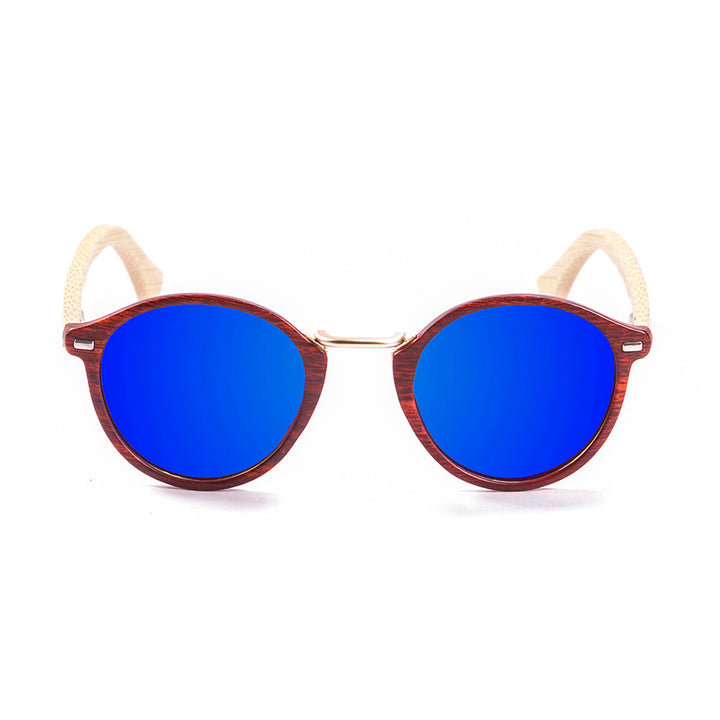 Sunpers Biarritz Wood Metal Bridge Sunglasses