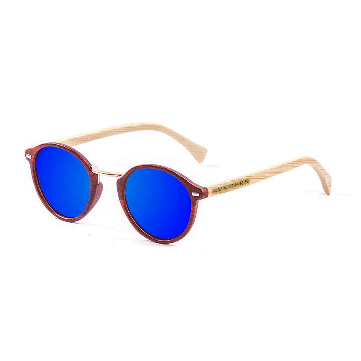 Sunpers Biarritz Wood Metal Bridge Sunglasses