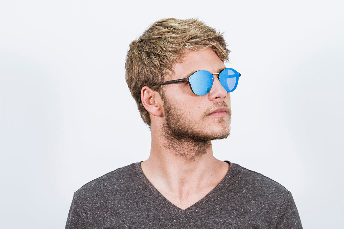 Sunpers Biarritz Metal Flat Sunglasses