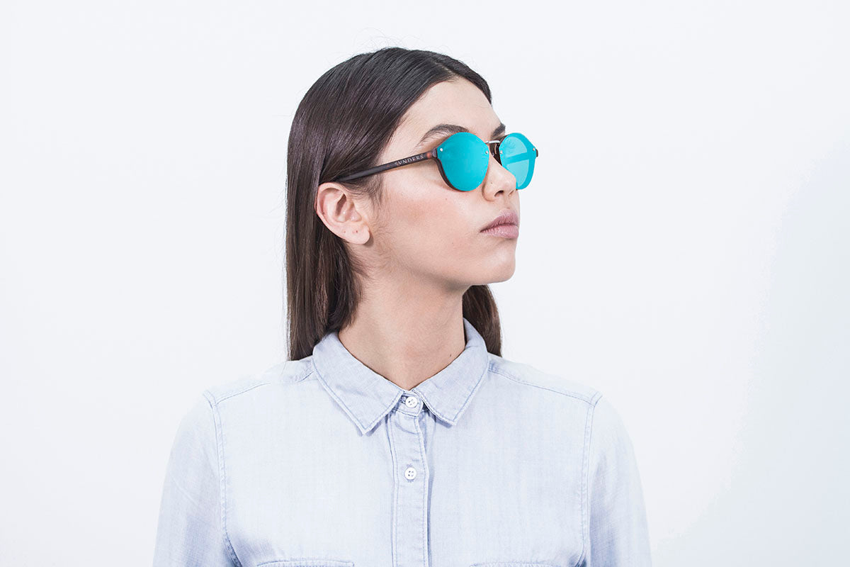 Sunpers Biarritz Metal Flat Sunglasses