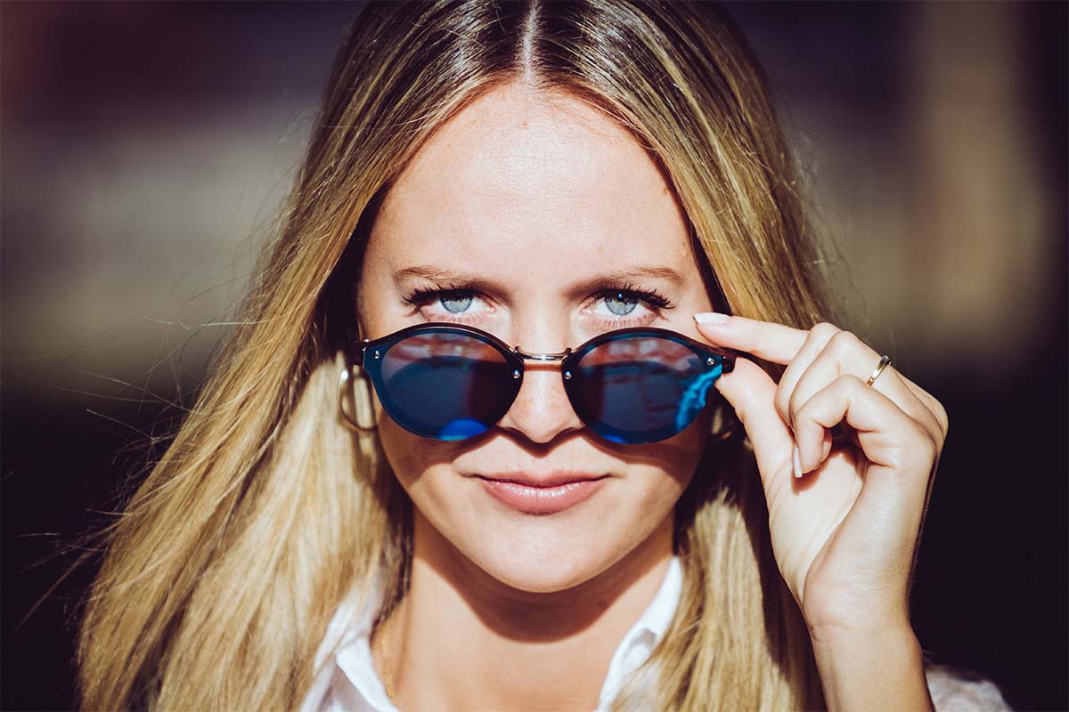Sunpers Biarritz Metal Flat Sunglasses
