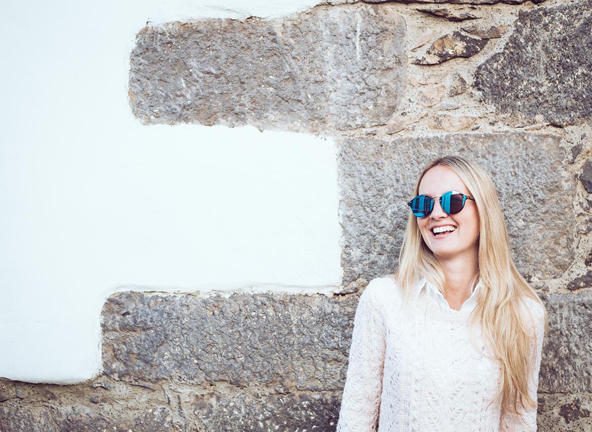 Sunpers Biarritz Metal Flat Sunglasses