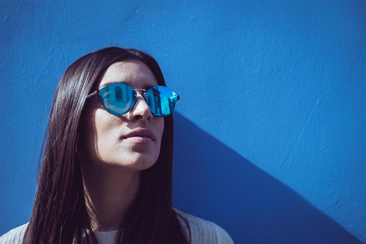 Sunpers Biarritz Metal Flat Sunglasses