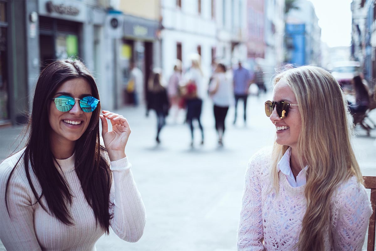 Sunpers Biarritz Metal Flat Sunglasses