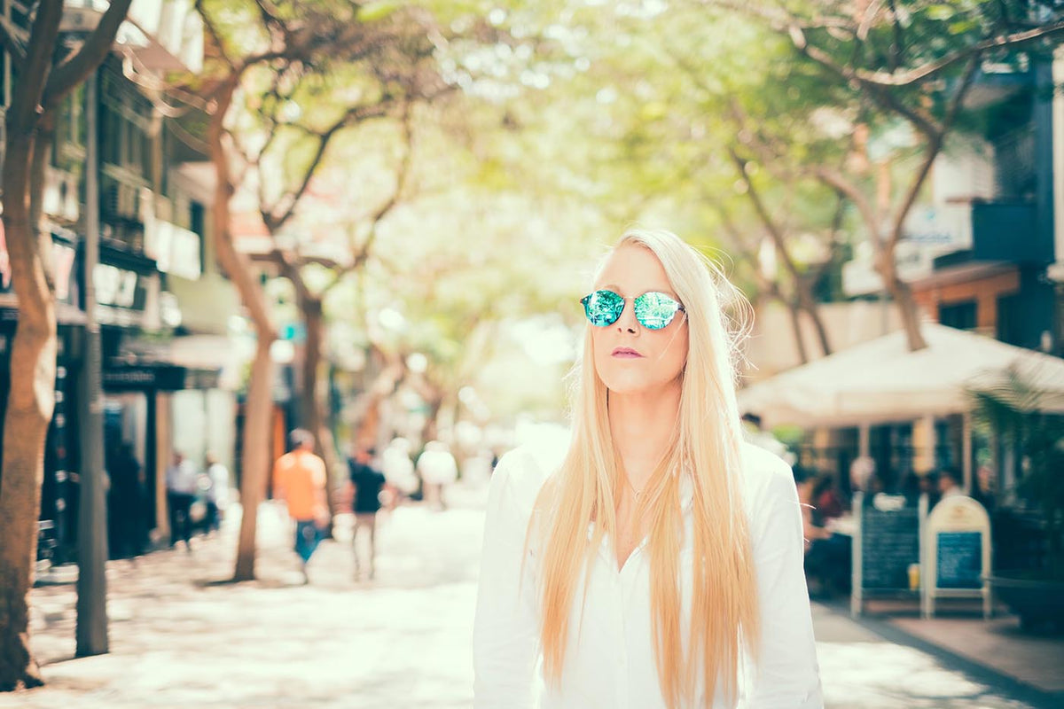Sunpers Biarritz Metal Flat Sunglasses