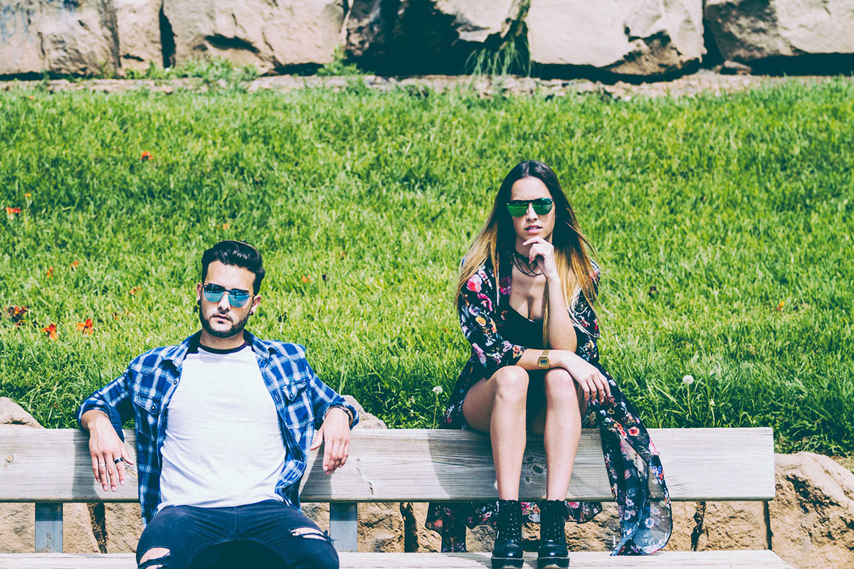 Sunpers Biarritz Flat & Metal Sunglasses