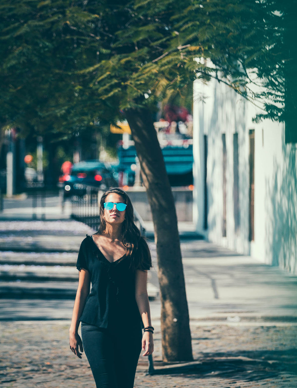Sunpers Biarritz Flat & Metal Sunglasses