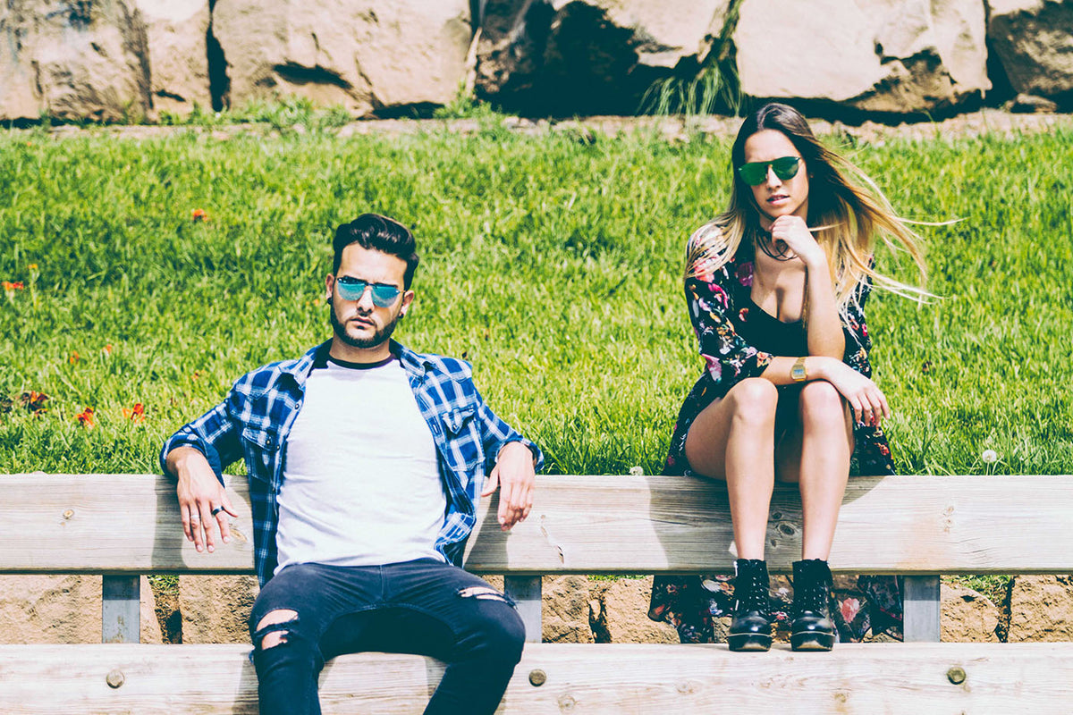 Sunpers Biarritz Flat & Metal Sunglasses