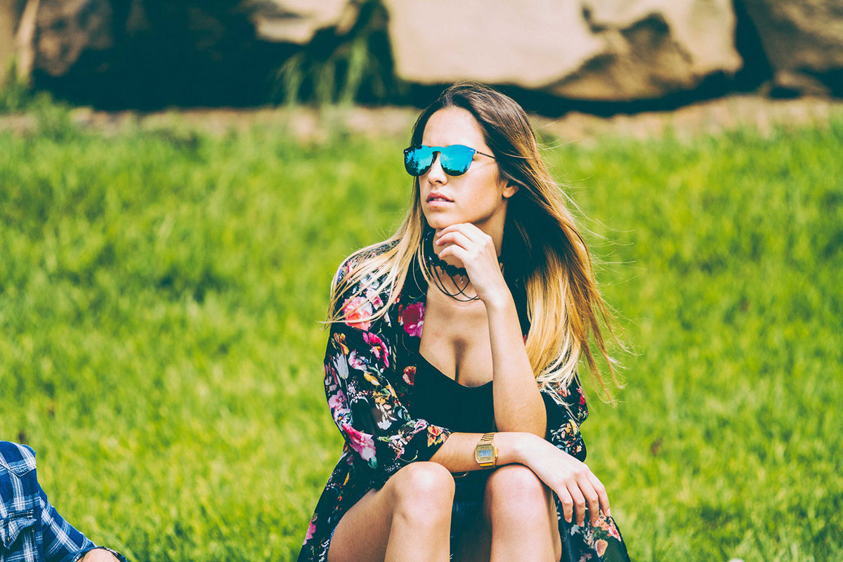 Sunpers Biarritz Flat & Metal Sunglasses