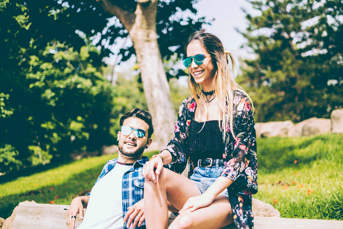 Sunpers Biarritz Flat & Metal Sunglasses