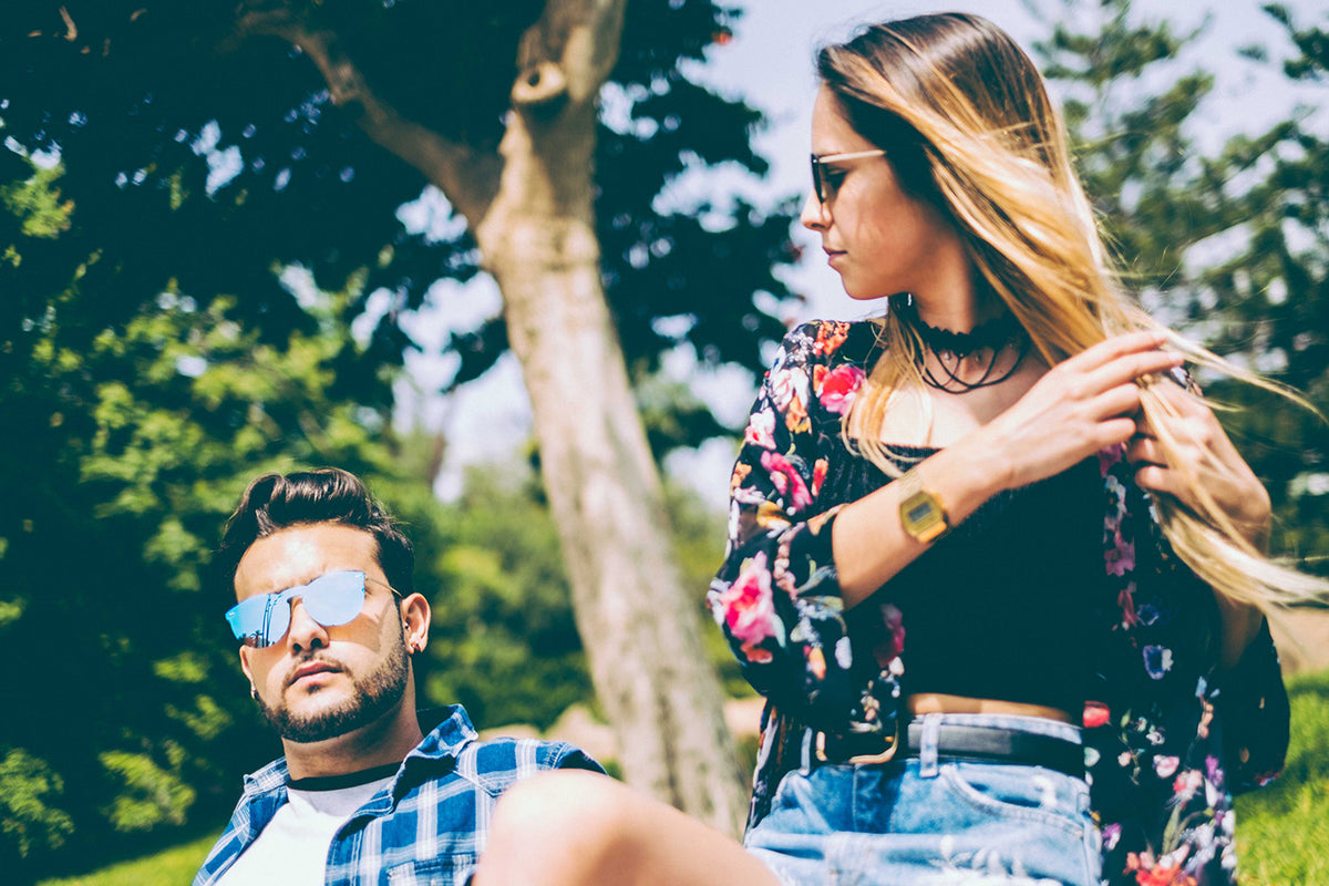 Sunpers Biarritz Flat & Metal Sunglasses