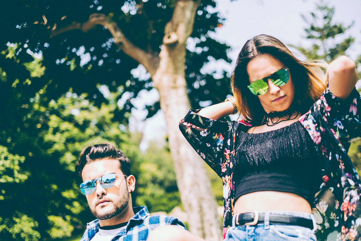Sunpers Biarritz Flat & Metal Sunglasses