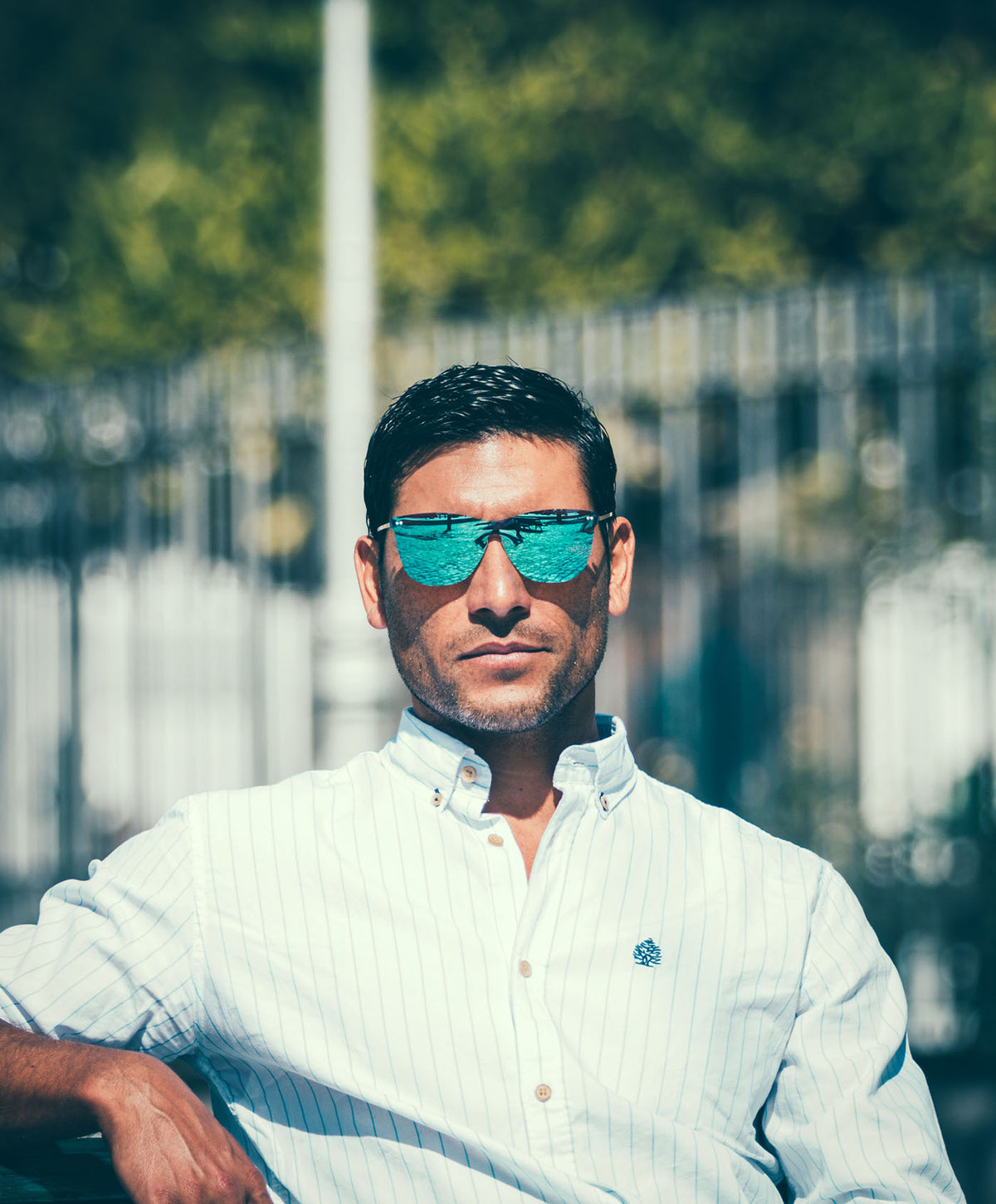 Sunpers San Francisco Flat Metal Sunglasses