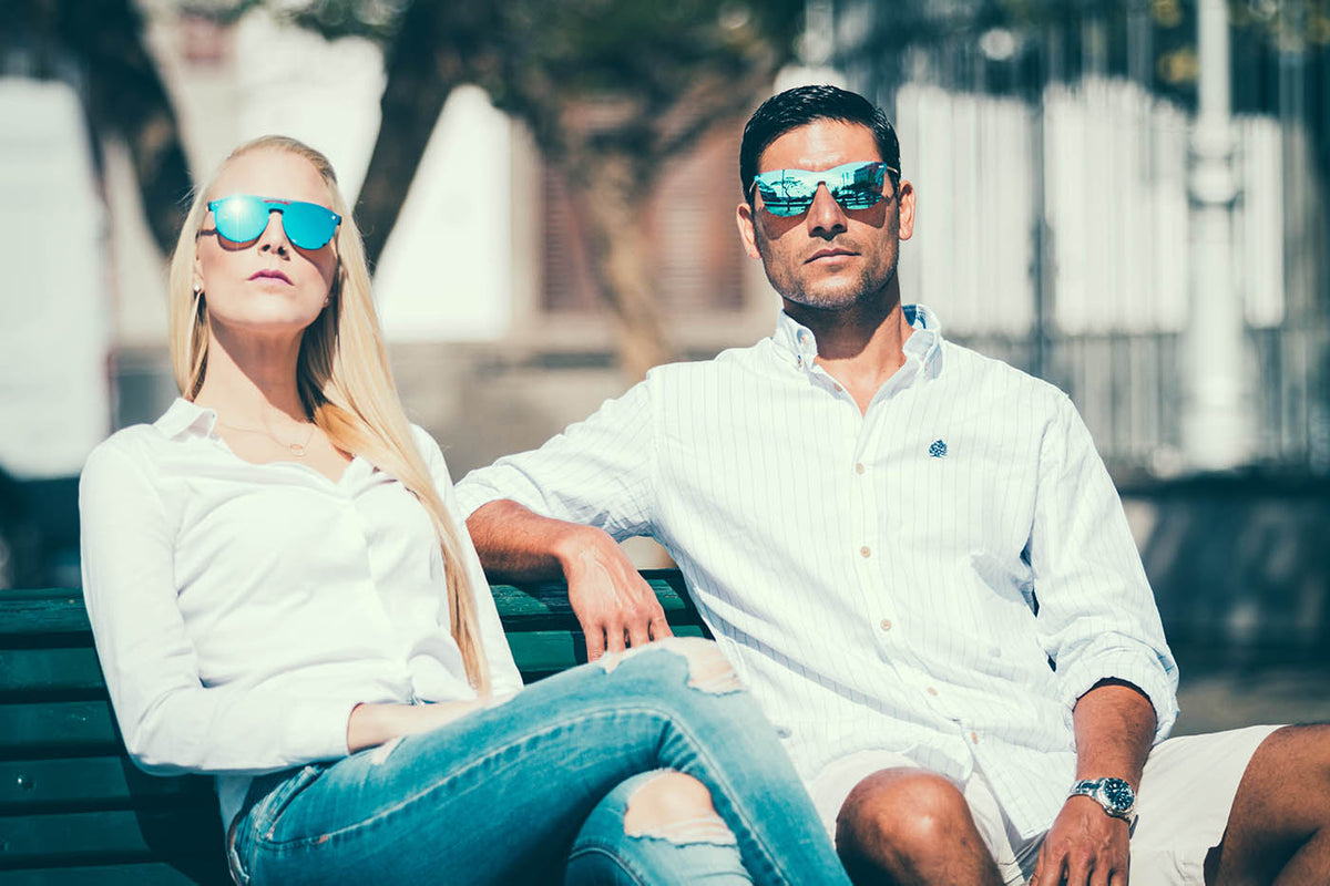 Sunpers San Francisco Flat Metal Sunglasses