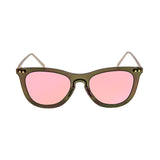 Frame transparent brown with pink mirror