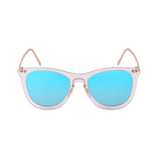 Frame transparent white with blue sky