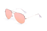 Gold frame with revo pink lens