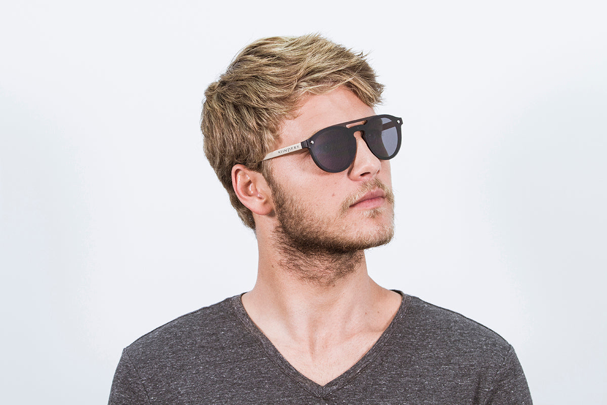 Sunpers Biarritz Double Bridge Metal Sunglasses