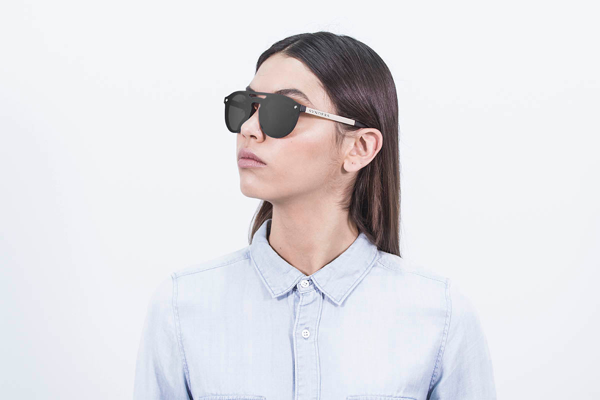 Sunpers Biarritz Double Bridge Metal Sunglasses
