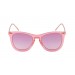 Gafas de sol - rosa transparente/ patilla dorada metálica | SUNPERS 