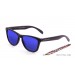 America classic gafas de sol marco negro lente azul espejo thumbnail