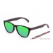 AMERICA gafas de sol de madera de bambú lente verde thumbnail