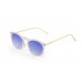Sunglasses - transparent white/ metal gold temple | SUNPERS 
