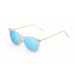 Sunglasses - transparent white/ metal gold temple | SUNPERS 