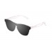 Gafas de sol SUNPERS modelo San Francisco montura de policarbonato blanco mate transparente lente negra