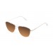 gafas de sol sunpers sunglasses modelo san francisco aviador montura metal dorado lente marrón gradiente