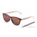 AMERICA gafas de sol de madera de bambú lente marrón thumbnail