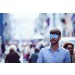 gafas de sol sunpers sunglasses modelo san francisco aviador montura metal dorado lente marrón gradiente frontal