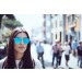 gafas de sol sunpers sunglasses modelo san francisco aviador montura metal dorado lente marrón gradiente frontal