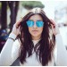 gafas de sol sunpers sunglasses modelo san francisco aviador montura metal dorado lente marrón gradiente frontal