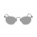 Sunglasses - transparent white/ metal black temple | SUNPERS 