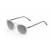 Sunglasses - transparent white/ metal black temple | SUNPERS 