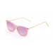 Sunglasses - transparent pink/ metal gold temple | SUNPERS 