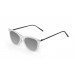 Sunglasses - transparent white/ metal black temple | SUNPERS 