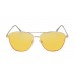 gafas de sol sunpers sunglasses modelo san francisco aviador montura metal dorado lente amarilla