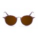 shiny demy brown, brown lens