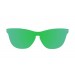 Gafas de sol SUNPERS modelo San Francisco lente plana espacial verde frontal