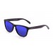 America classic gafas de sol marco negro lente azul espejo thumbnail
