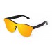 Matte black frame with red mirrow flat lens
