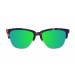 Gafas de sol sumpers San Francisco clubmaster montura carey mate lente verde espejo frontal