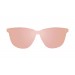 San Francisco - Lente plana clubmaster / revo / mate gris / rosa (gafas)
