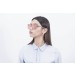 San Francisco - Lente plana clubmaster / revo / mate gris / rosa (gafas)
