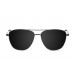 gafas de sol sunpers sunglasses modelo san francisco aviador montura metal negro lente ahumada frontal