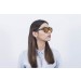 brown vertical strips, brown lens