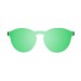 Gafas de sol SUNPERS modelo Biarritz SU75000 montura negro mate lente plana verde espejo